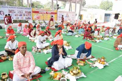 An organisation, ‘Medical Astrology’ organized Navgrah Yajna at Durga Bari temple at Agartala on January 4.